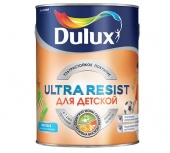 Краска Dulux Ultra Resist (Дулюкс Ультра Резист) для детской белая база BW моющая купить и заказать в Санкт-Петербурге (СПб)