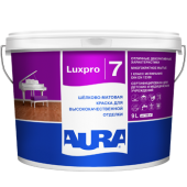 Шелково-матовая краска для высококачественной отделки Aura Luxpro 7 (Аура Люкспро 7), краска Aura купить и заказать в Санкт-Петербурге (СПб)