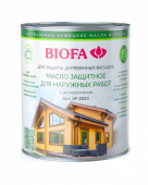 Защитное масло с антисептиком для наружных работ Biofa 2043 (Биофа 2043) купить и заказать в Санкт-Петербурге (СПб)