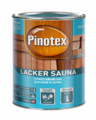 Лак для бань и саун Pinotex Lacker Sauna (Пинотекс Лакер Сауна) купить и заказать в Санкт-Петербурге (СПб)