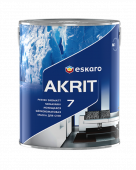 Моющаяся шелково-матовая краска для стен Eskaro Akrit 7 (Эскаро Акрит 7) купить и заказать в Санкт-Петербурге (СПб)