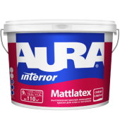 Латексная моющаяся краска для стен и потолков Aura Interior Mattlatex матовая купить и заказать в Санкт-Петербурге (СПб)