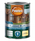 Быстросохнущая пропитка-антисептик для древесины Pinotex Classic Plus (Пинотекс Классик Плюс) купить и заказать в Санкт-Петербурге (СПб)