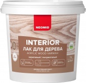 Лак интерьерный для дерева Neomid Interior (Неомид Интериор) купить и заказать в Санкт-Петербурге (СПб)