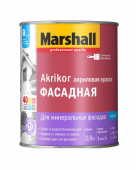MARSHALL Фасадная Краска AKRIKOR силикон-акриловая (Маршал Акрикор), краска Marshall купить и заказать в Санкт-Петербурге (СПб)